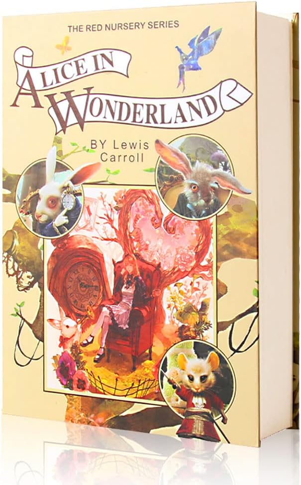 EIOUMAX Alice in Wonderland Book Gun Safe