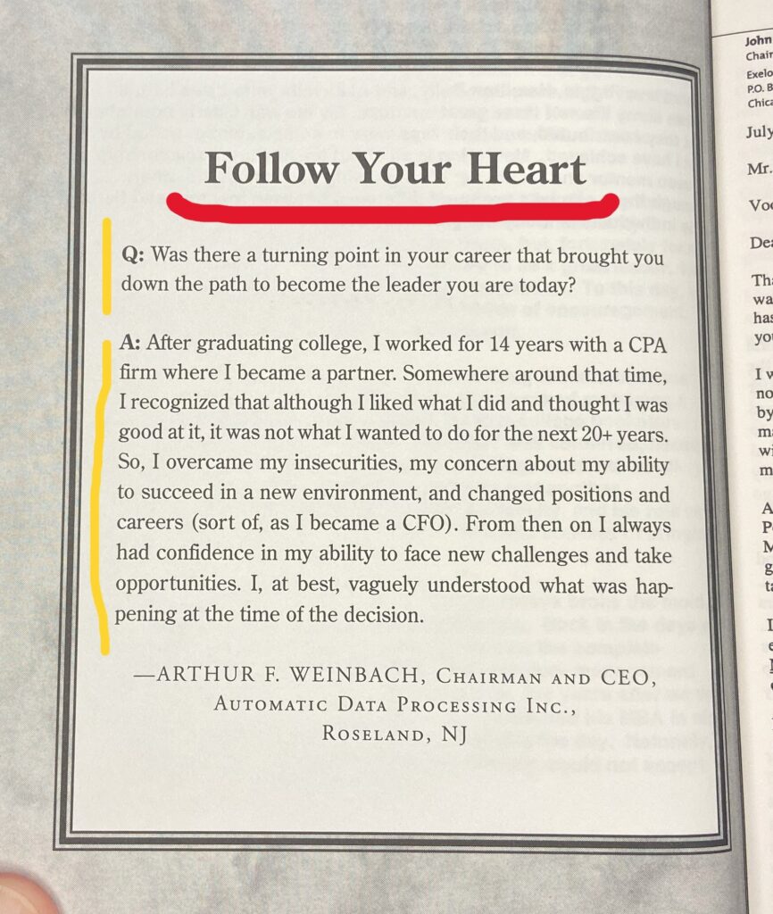 Follow Your Heart - How I Love My Job