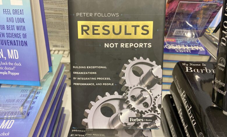 Results Not Reports - Peter Follows