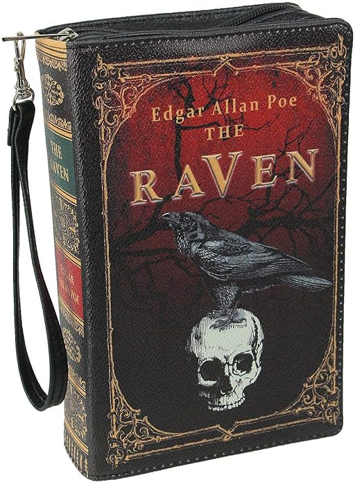 The Raven Book-Shaped Novelty Clutch Purse 